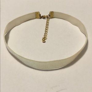 Iridescent White Choker